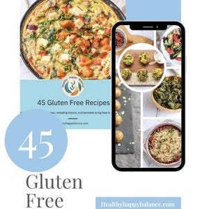 45 Gluten-Free Recipes | Digital E-Book | Instant Download & Printable