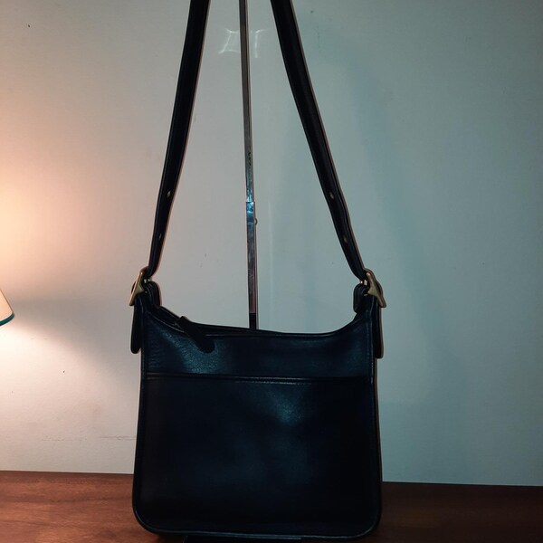 Beautifully Refurbished Vintage Legacy Zip 9966 Coach Bag Black Leather Made in the United States