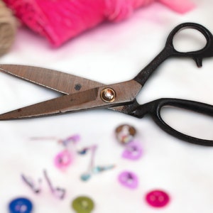 Vintage Textile Scissors, Retro Tailor Scissors, Weaving Scissors, Professional Workshop Scissors, Old Rustic Scissors, Easter Gift
