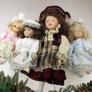 Vintage Deformed Dolls, Broken Doll Parts, Porcelain Doll Parts, Repair Doll Parts,  Replacement Dolls Parts for Doll Repairers