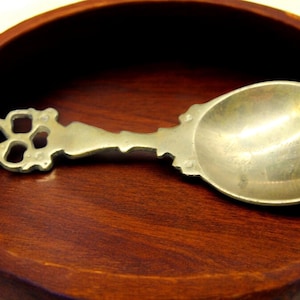 Vintage Brass Spoon, Brass Healing Spoon,  Easter Gift , Decorative Spoon, Turkish Brass Spoon, Mother’s Day Gift, Brass Healing Tool, 1990s