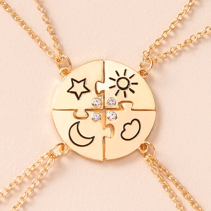 Four Star Necklace - Etsy