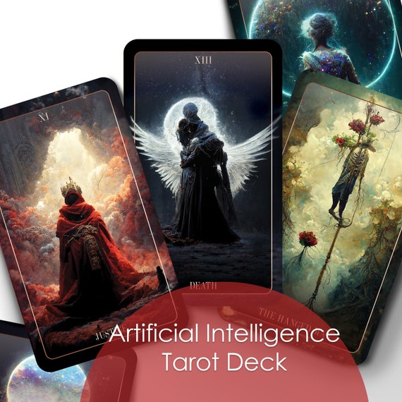 Tarot Deck With Guidebook 78 Cards Tarot Deck Black and Gold Etsy