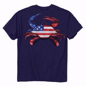 Ameri-Crab U.S. Flag Short Sleeve T-Shirt