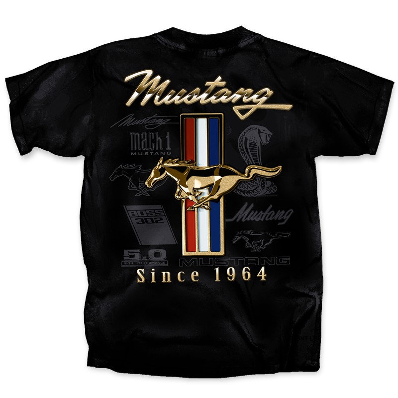 mustang logo shirt