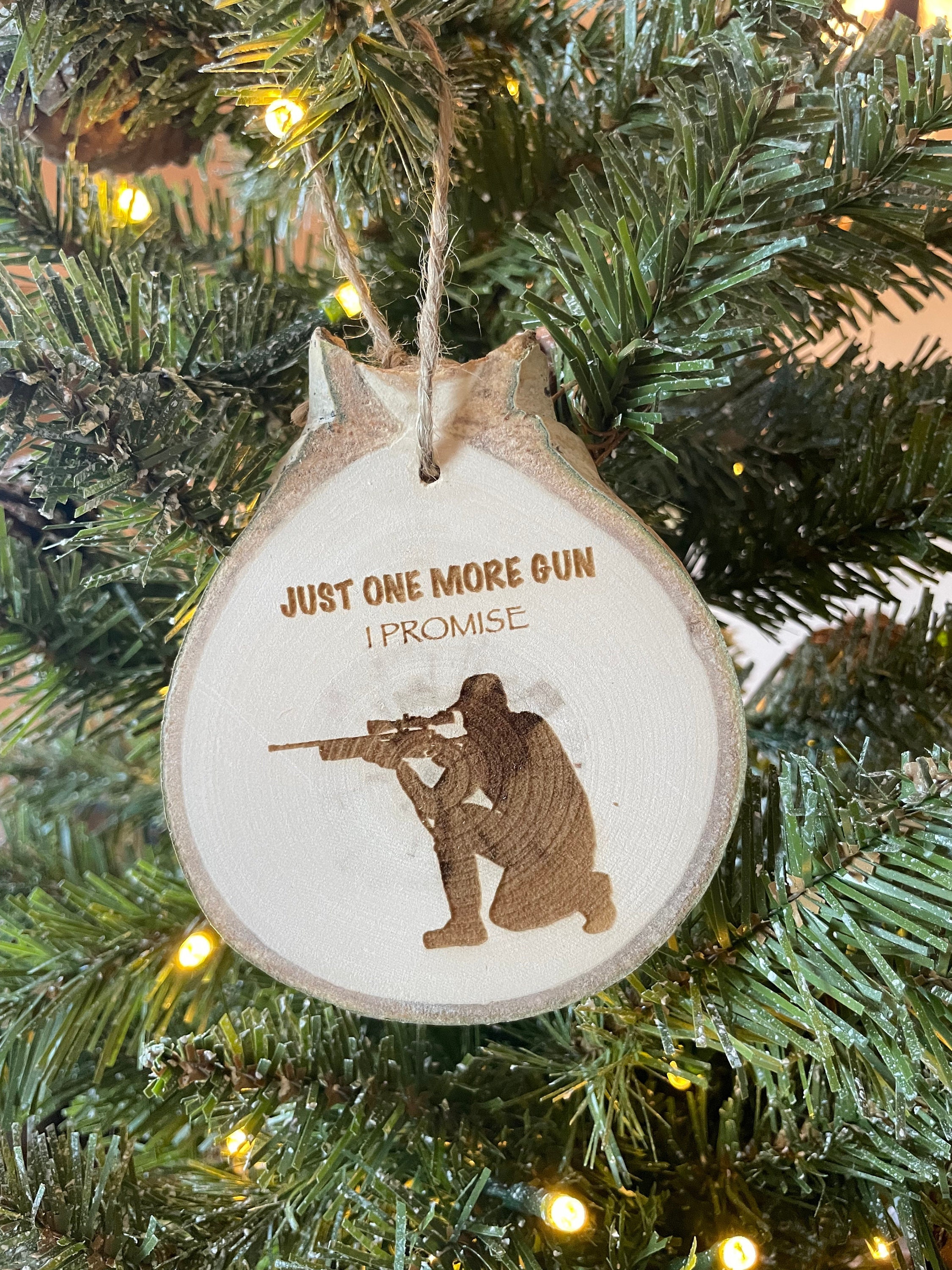 Worldwide shipping available Bornmens Tops Guns Christmas Tree Ornament