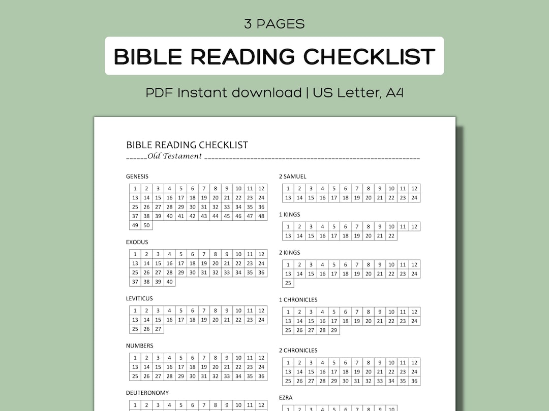 Bible Reading Checklist Printable Bible Reading Tracker Bible Reading Bible Reading Checklist Printable Bible Reading Tracker Bible Reading