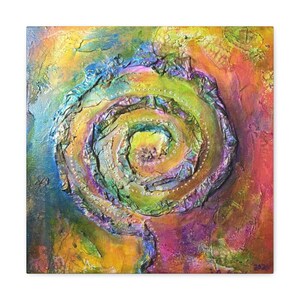 Spiral acrylic print, visionary art, spiral themed home decor, wall art decor, spiral themed wall art, home decor modern, meditation print,