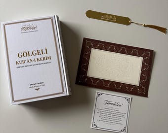 Turkish Quran for Tracing (Gölgeli), Learning Arabic Writing, Muslim Gift for Ramadan and Eid