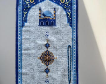 Personalized Children's Prayer Mat, Islamic Gift Embroidered with Name, Gift Idea for Ramadan, Eid and Birthdays