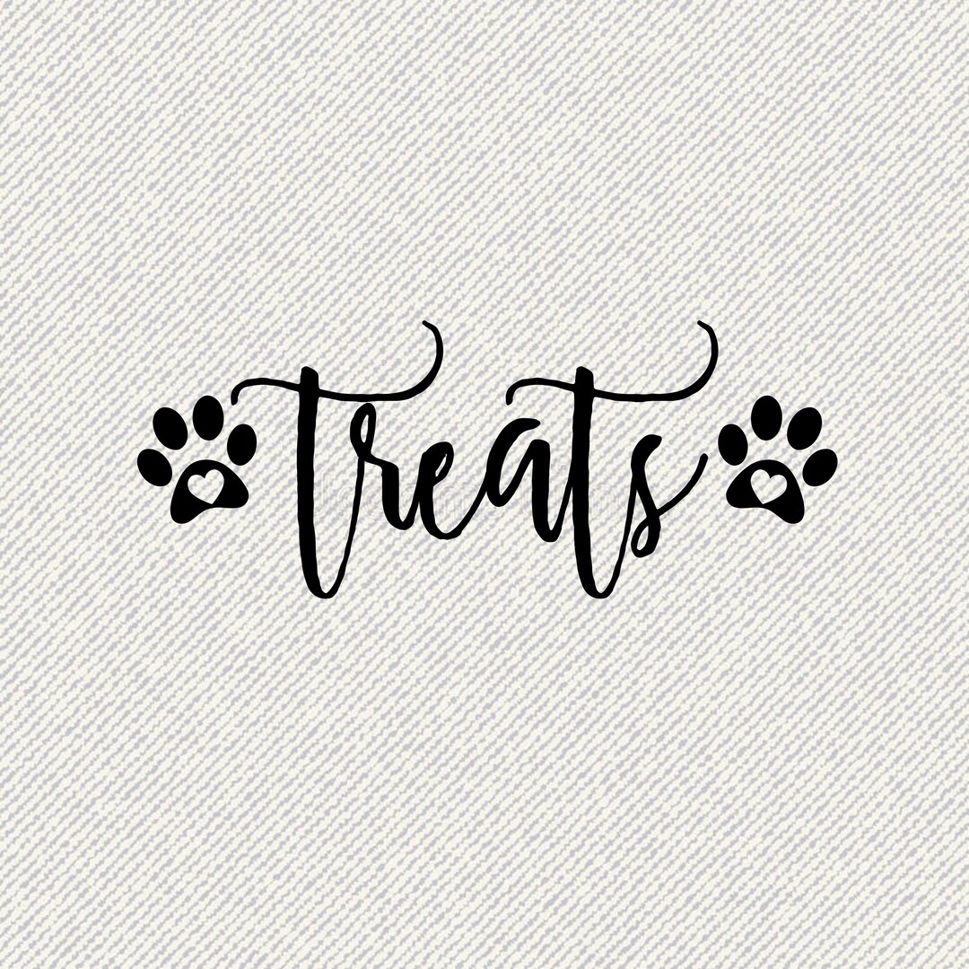 Treats Svg Dog Treats Svg Paw Svg Cat Treats Svg Svg File Etsy