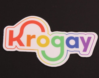 Krogay Vinyl Sticker - Corporate Gay Pride
