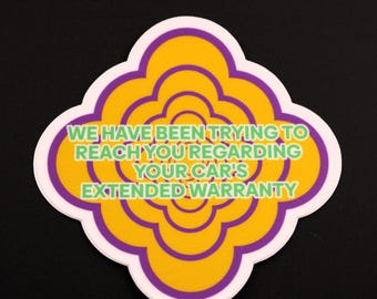 Mystic Portal (Your Car's Extended Warranty) Sticker (1) ONE