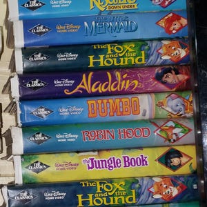 Black Diamond Disney VHS Movies Collection