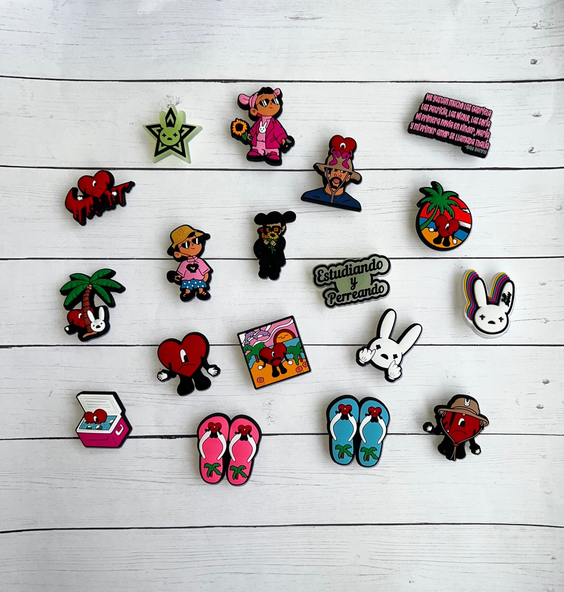 Bad Bunny Croc Charms/ Un Verano Sin Ti/ Jibbitz Etsy