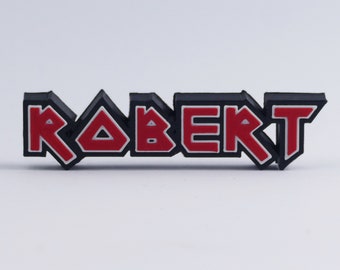 Custom Name - Iron Maiden Font - 3D Print