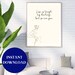 Female Empowerment Quote Printable Wall Art, Life is Tough My Darling ...