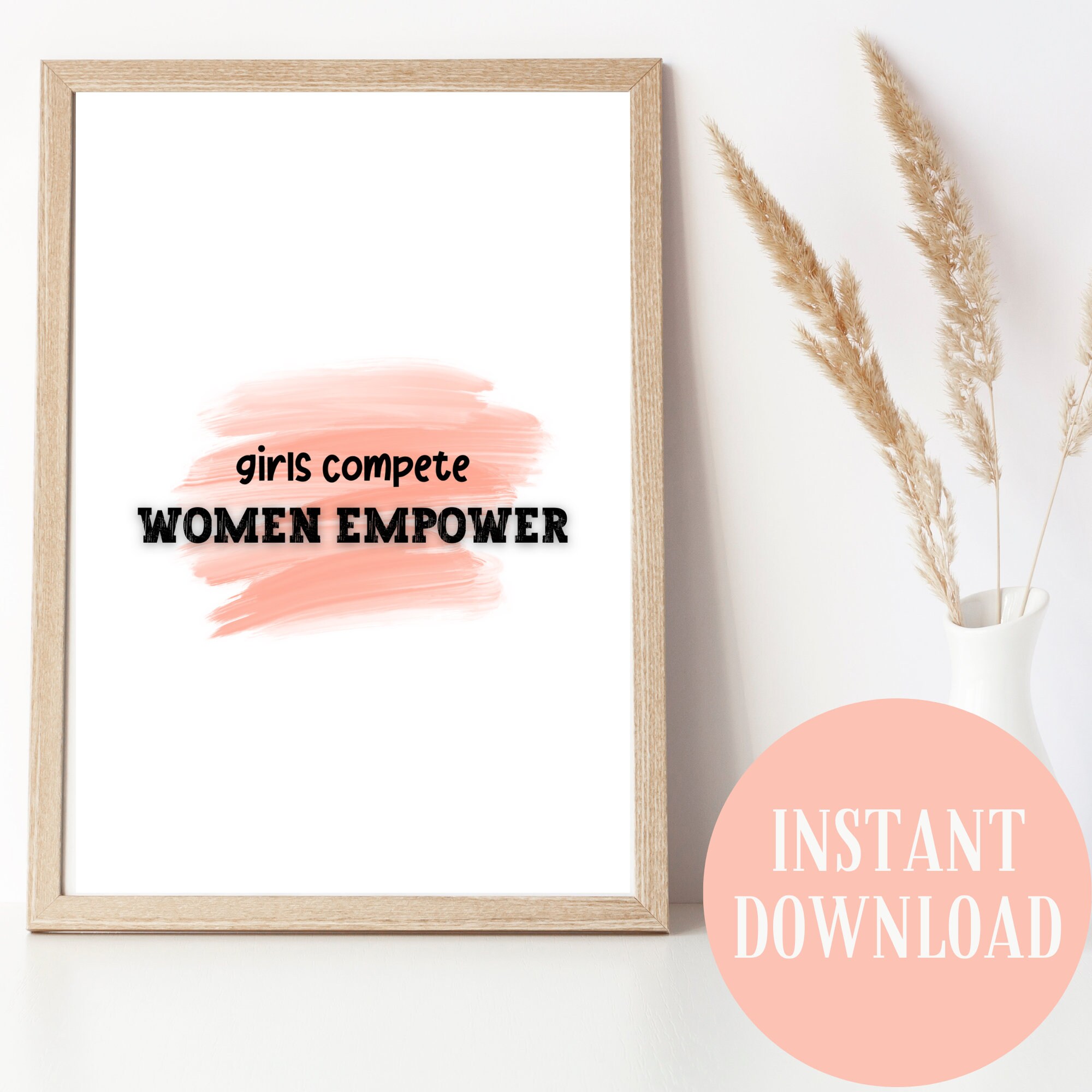 Printable Female Empowerment Wall Art Quotes for Strong Women Decor for ...
