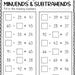 Subtraction Practice Worksheets: Missing Numbers Within 100 (PDF ...
