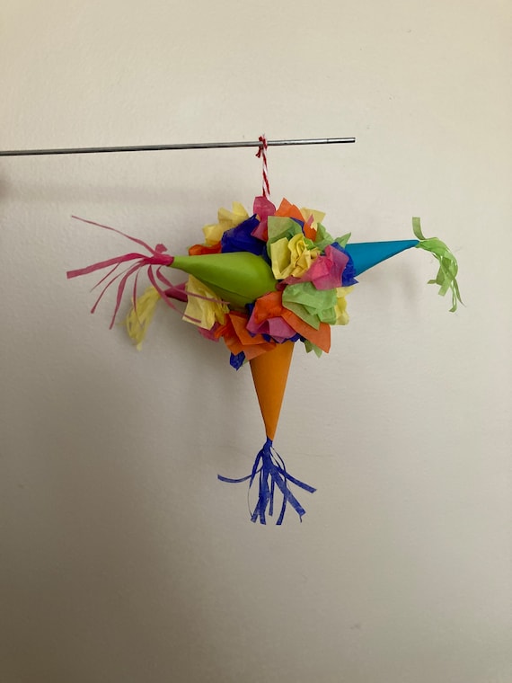 Mini Piñata Tradicional, Tradiciones Mexicanas, Adorno Navideño