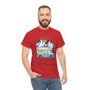 RV Camping With Cats TShirt, Adventure Cat Forest Graphic Tee, Nomad Life Clothing, RV Travel Gift image 11