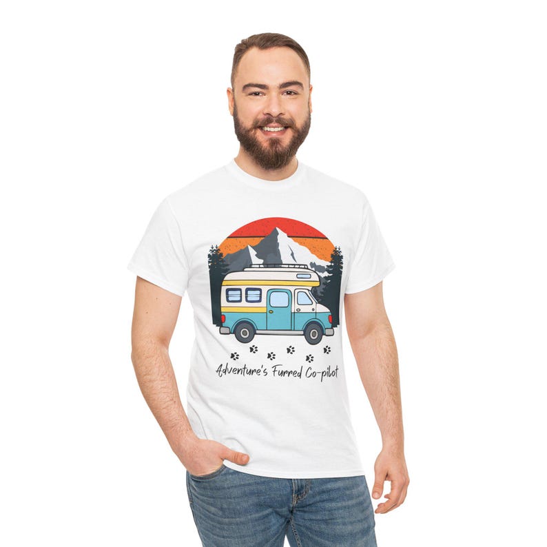 RV Camping With Cats TShirt, Adventure Cat Forest Graphic Tee, Nomad Life Clothing, RV Travel Gift, Cat Mama Shirt, Outdoor Cat mama image 1