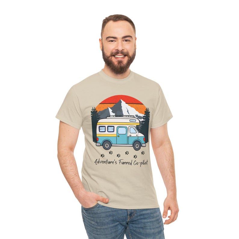 RV Camping With Cats TShirt, Adventure Cat Forest Graphic Tee, Nomad Life Clothing, RV Travel Gift, Cat Mama Shirt, Outdoor Cat mama image 3