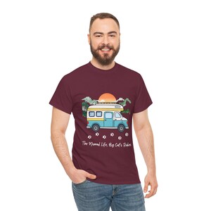 Kattälskare för husbilsresor, nomadliv enligt katter regler-tröja, husbilscamping med katter-tröja, äventyrskattskog grafisk t-shirt rolig nomadlivstopp bild 8