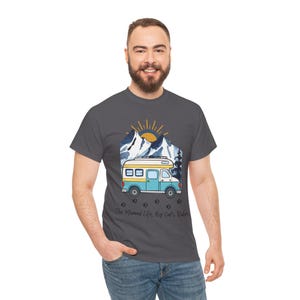 RV reizen kattenliefhebber cadeau, nomad leven door katten regels shirt, camper kamperen met katten tshirt, avontuur kattenbos grafisch T-shirt grappig nomad leven top afbeelding 10