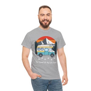 RV Travel Cat Lover Gift, Nomad Life By Cats Rules Shirt, RV Camping With Cats tshirt, Adventure Cat Forest Graphic Tee Funny Nomad Life Top image 5
