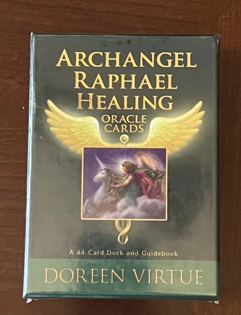 SEALED Archangel Raphael Healing Oracle Cards by Doreen Virtue (RARE ...