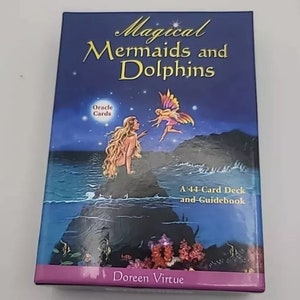 Magical Mermaids And Dolphins Oracle Cards by Doreen Virtue (Rare and OOP)