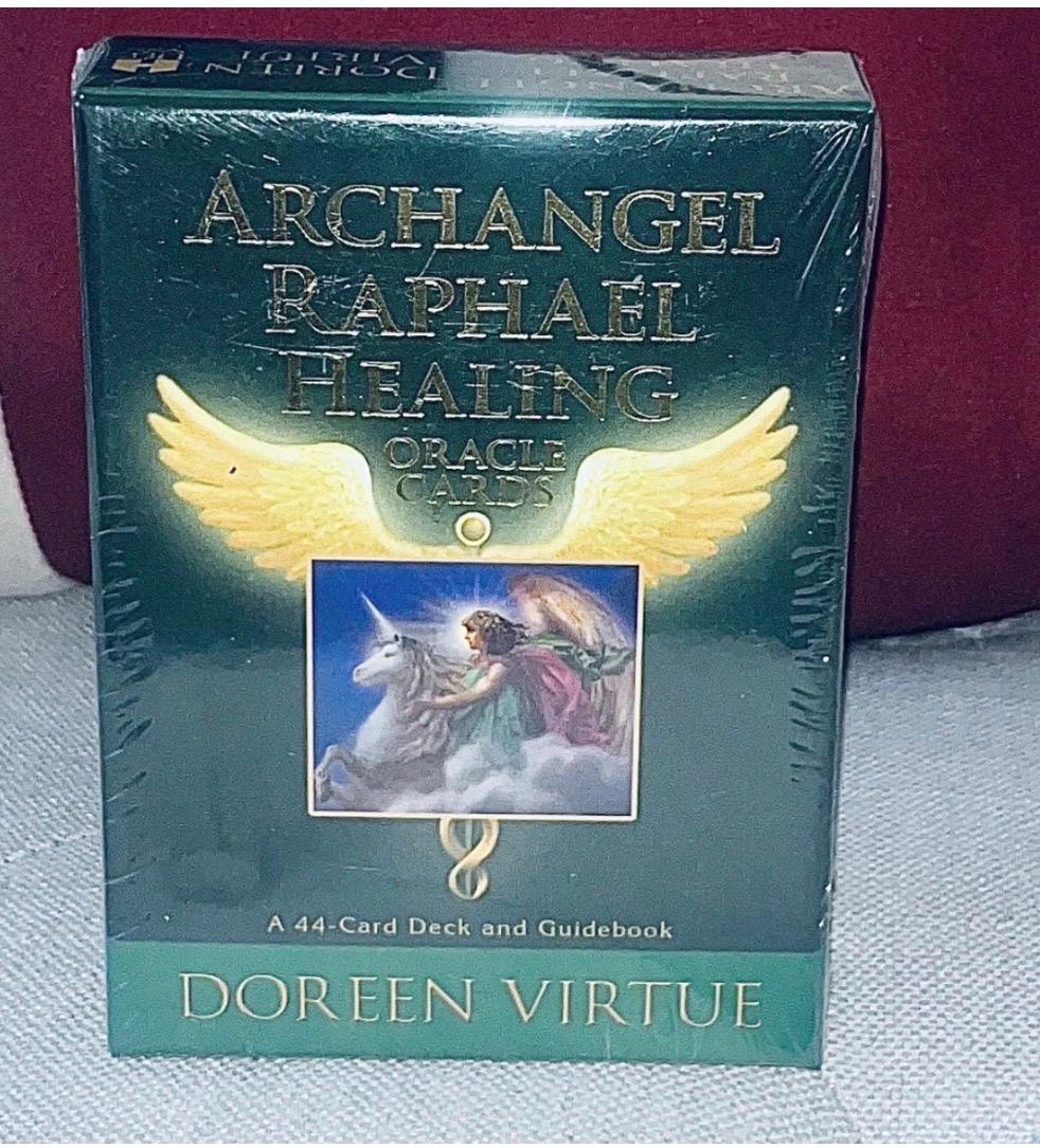 SEALED Archangel Raphael Healing Oracle Cards by Doreen Virtue (RARE ...