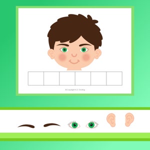 Printable Busy Book Activity - Build a Face - Toddler - Preschool ...