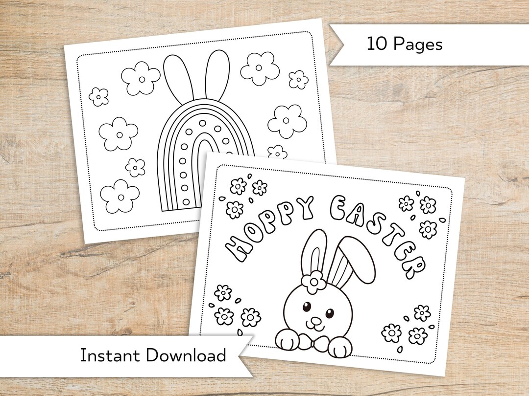 Easter Coloring Pages - Printable Coloring Pages for Kids - Toddler ...