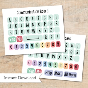 Teclado de comunicación no verbal - Tablero visual para necesidades especiales - Tablero de comunicación Spell It Chat - Hospital para adultos mayores - Necesidades especiales