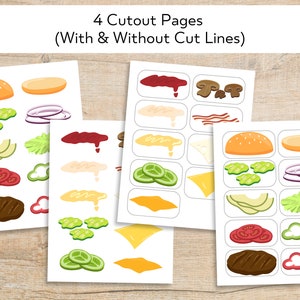 Build a Burger Dramatic Play - Homeschool Printable Pretend Play ...