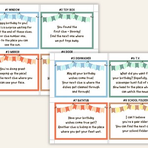 Scavenger Hunt for Kids - Printable Indoor Boy Birthday Party Treasure ...