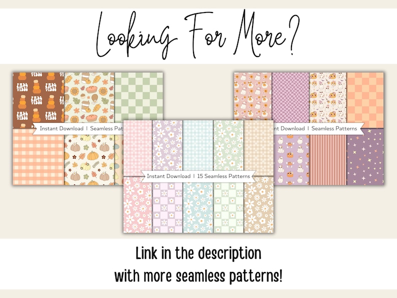 Daisy Seamless Pattern Digital Paper - Pastel Floral Designs (digital ...