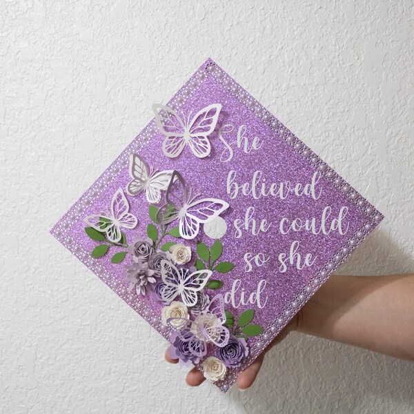 Flowers for Graduation Cap Etsy