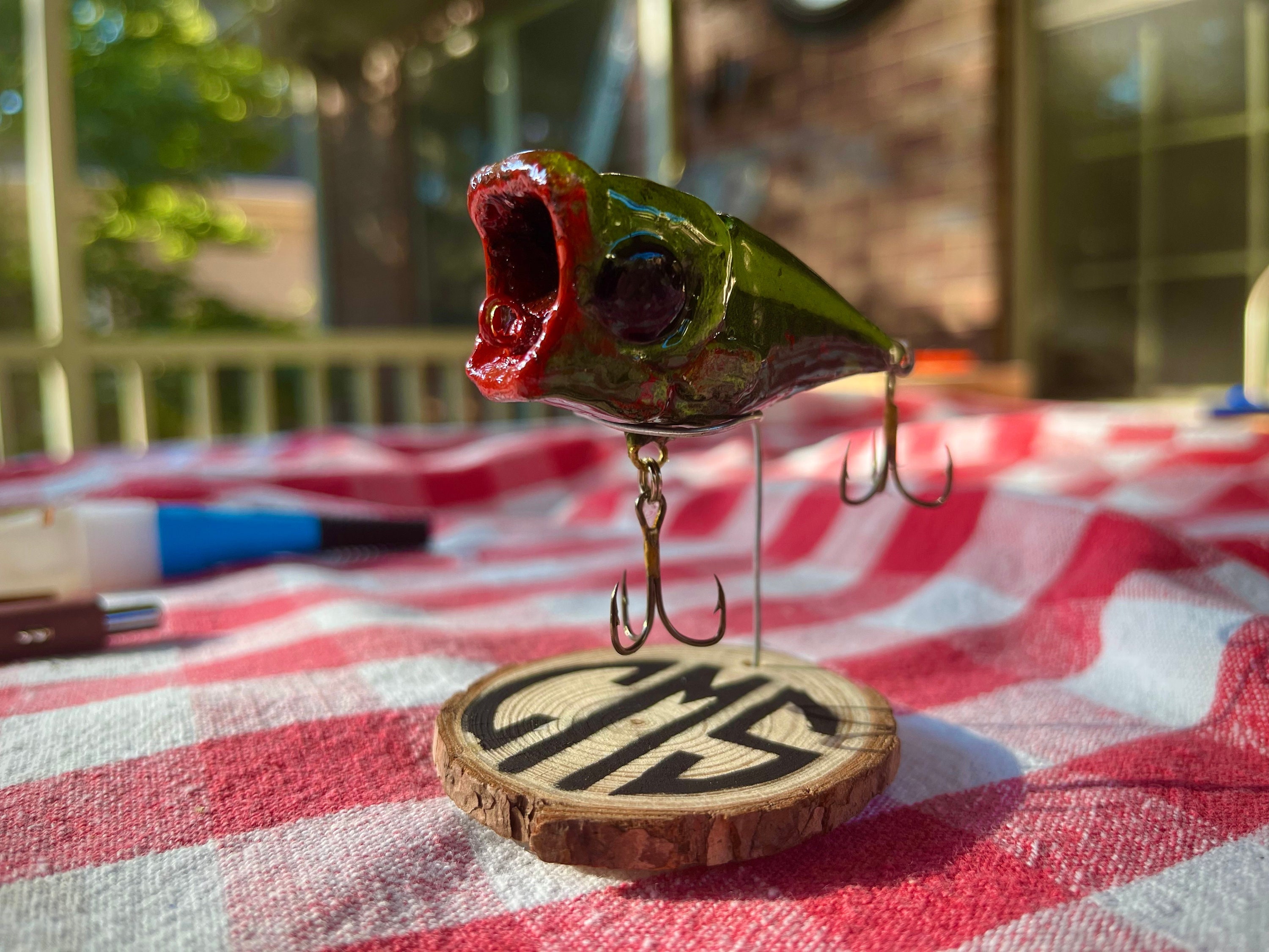 Carved Fishing Lure 