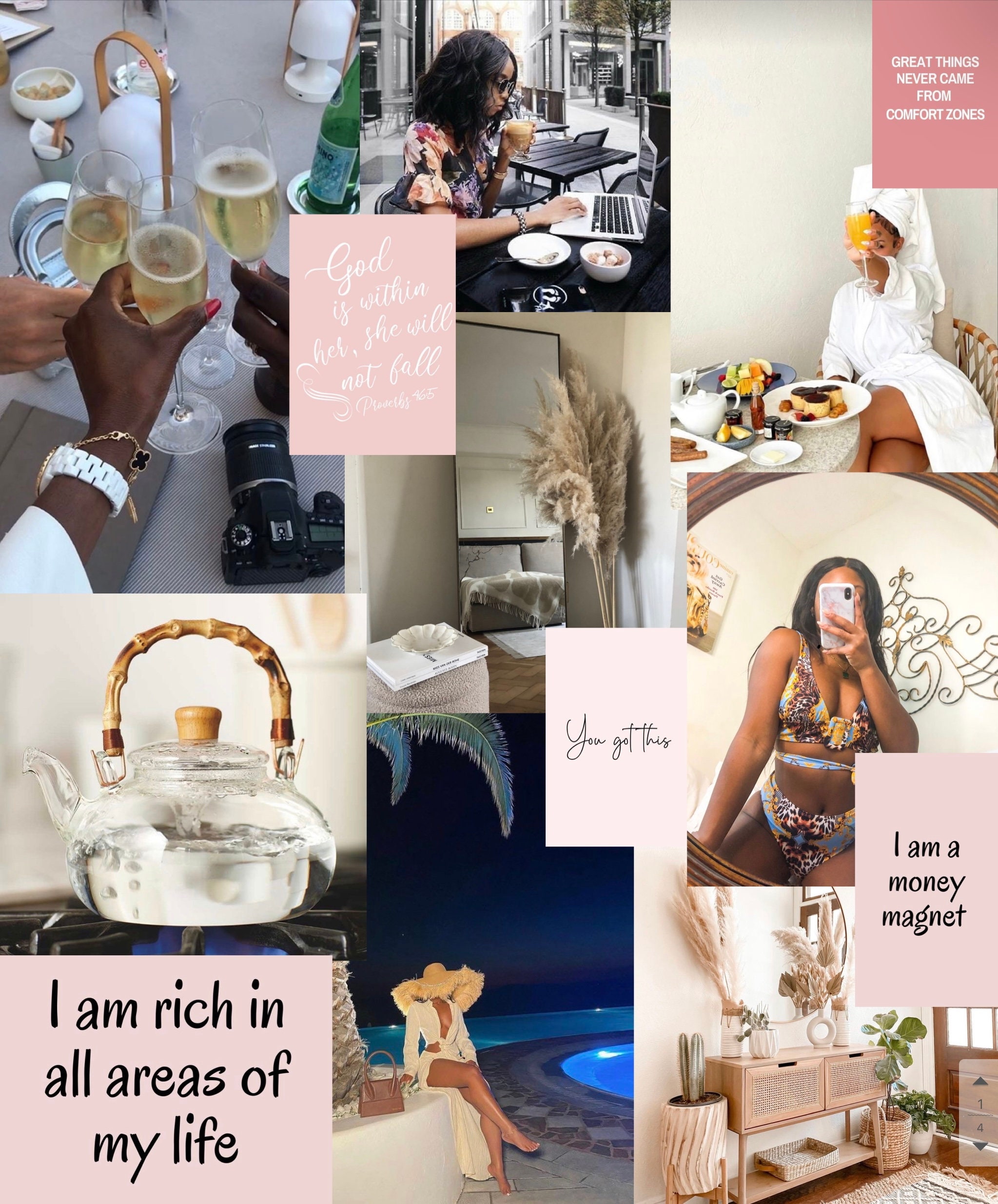 2023 vision board for black women  Vision board themes, Vision board  goals, Black women