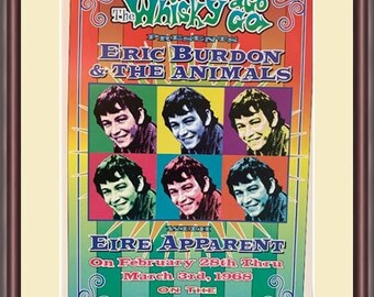 Eric Burdon and the Animals LP Poster - Etsy