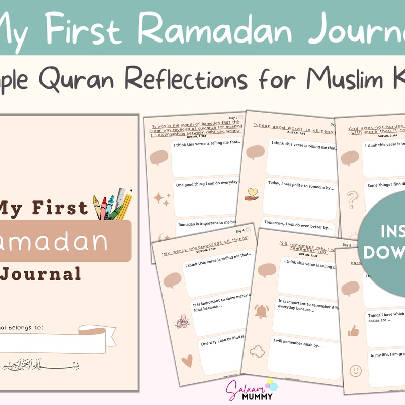 childrens ramadan journal