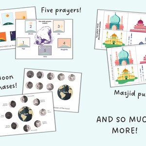 Islamic Toddlers Busy Book, Islamic Activities for Muslim Kids, Ramadan ...