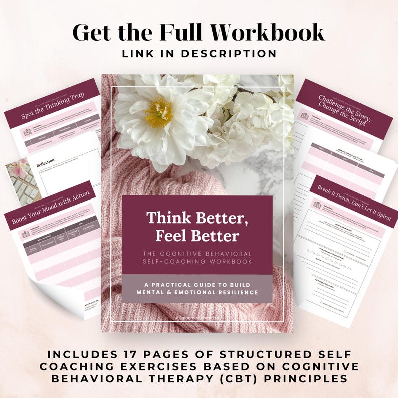 Behavioral Activation Worksheet for Teens, Mental Health Tool for CBT ...