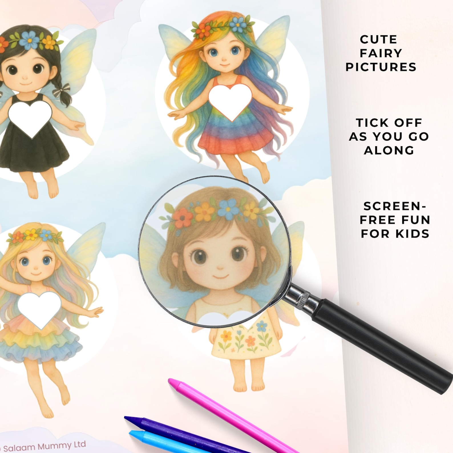 Fairy Scavenger Hunt Printable Game, Enchanted Birthday Party Activity ...