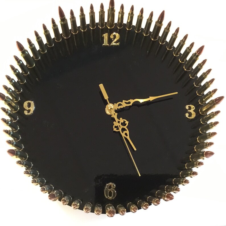 Bullet Clock Etsy