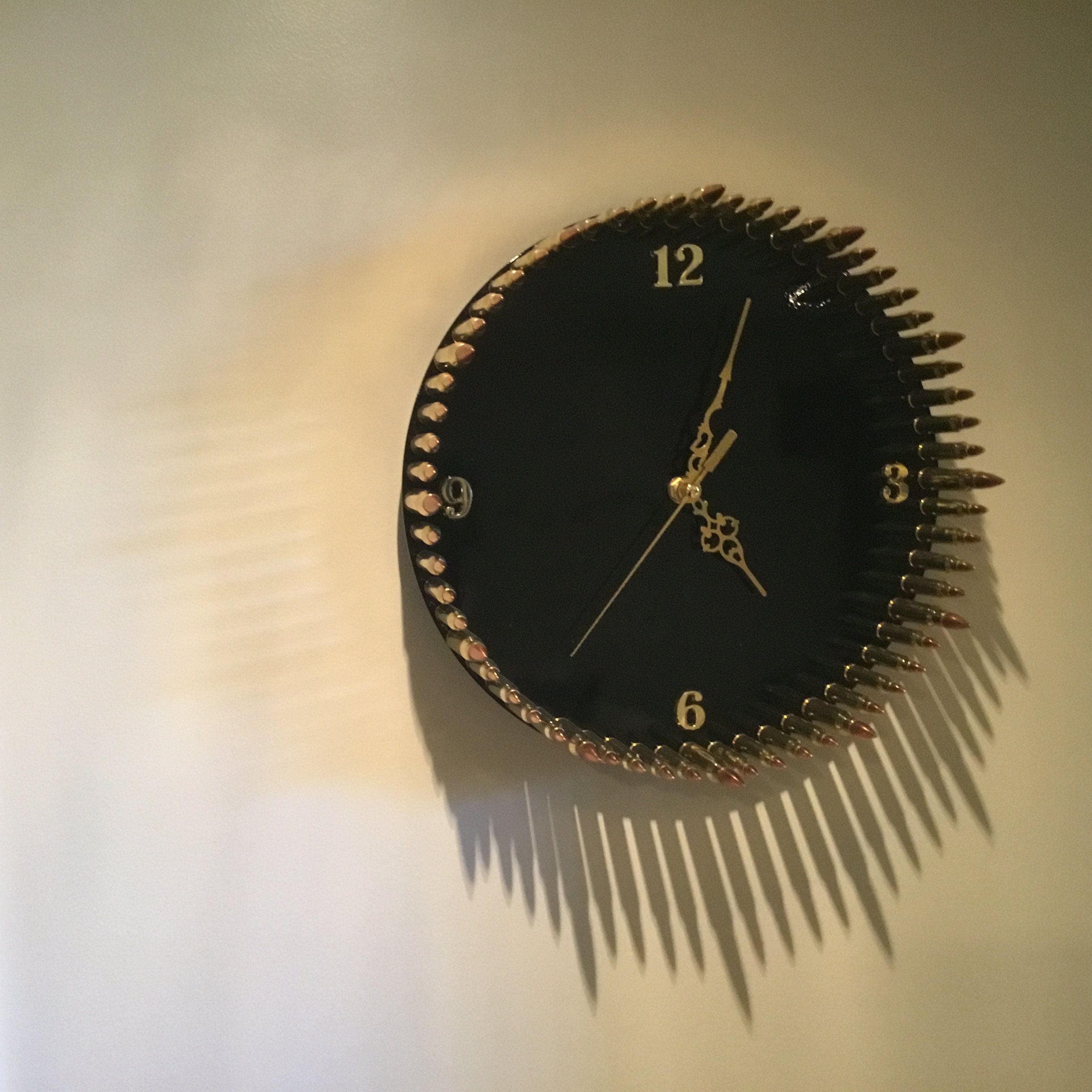 Bullet Clock Etsy