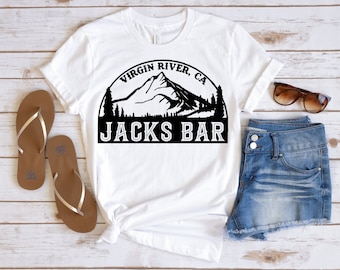 Ready To Press - Virgin River Jacks Bar SUBLIMATION TRANSFER